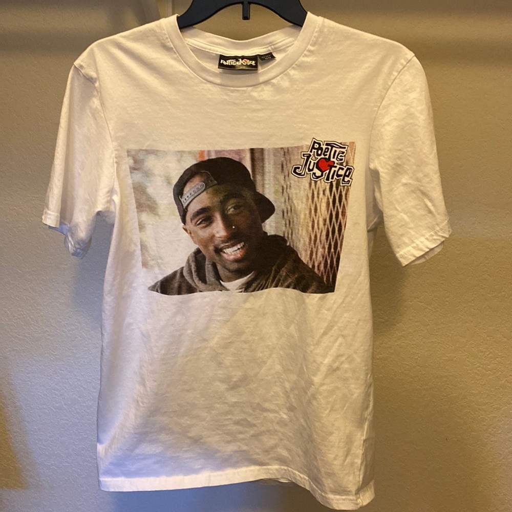 Poetic Justice white tee
